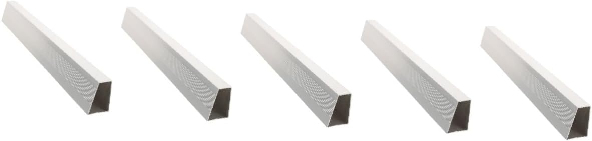 Mipcase 5pcs Ladder Step Pedal Aluminum Alloy Tread for Step Ladder Lightweight and Design Supports up to -Resistant for Home and Industrial Use