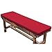 Yoole EU Cuscino per panca da giardino da 2/3/4 posti, impermeabile, per panca da esterno, rettangolare, per dondolo e patio (200 x 40 x 5 cm, rosso)