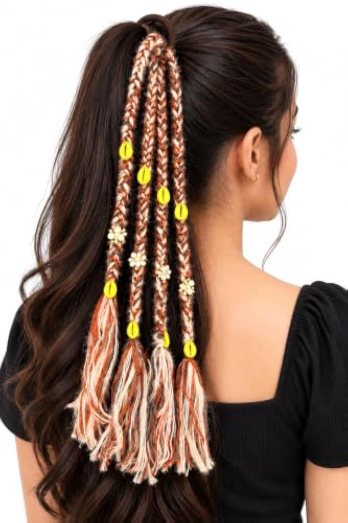 Woolen Braided Hair Extension, Cozy Style