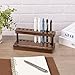 Wooden Pen Holder for Desk, Wood Pencil Holder Fountain Pens Display Stand with 9 Slots and Phone Holder, Stylish Office Desk Decor, Pen Organizer for Office, Home