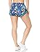 Soffe Women's Juniors' Team Shorty Shorts, Black Geo/Teal, Medium
