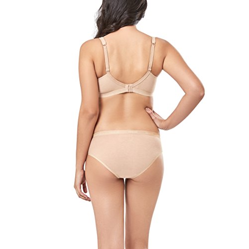 Image of Amante Every de Black Solid Non-Wired Non Padded Everyday Bra