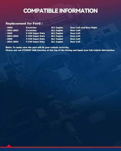 Image of KAX Disc Brake Caliper Assembly with Bracket for 2000-2004 F250 Super Duty, 2000-2004 F-350 Super Duty, 2000-2005 Excursion, Rear Left Driver Side