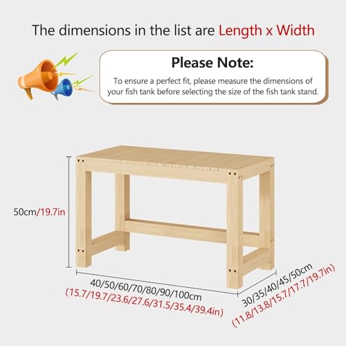 Support d'aquarium robuste de 100cm pour éviter vibrations et glissements