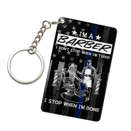 NFDWL I'm A Barber Funny Tired Hairstylist Pole Cool Vintage