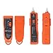 Goeco Ethernet Network Toner RJ11 RJ45 Network Cable Tester LAN Wire Tracker Finder Cat5 Cat6 with 2 Network Wire Stripper Toolkit Orange