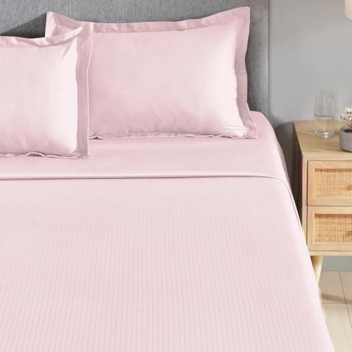 Image of myTrident Bedsheet for Double Bed King Size | 108 inch x 108 inch | Peony