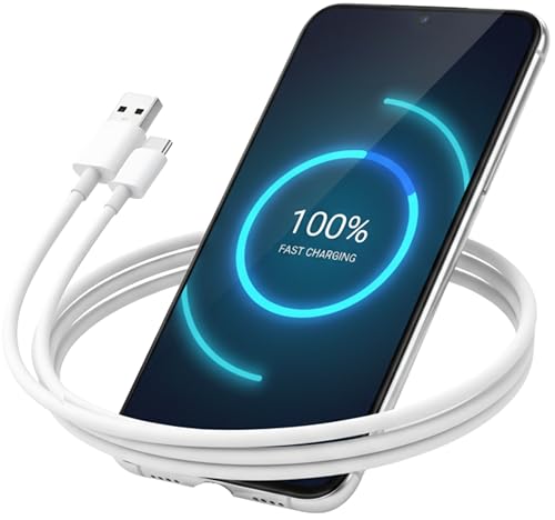 Image of AINE 80W USB-C Flash Charge Data Sync Cable For Vivo V30 /V29 /V28 /V27 /V25 /V23E /V23 Pro /V21 5G / iQOO Neo 9 Pro /12 5G /Neo 7 Pro /Z7 /Z7S /Z6 Lite|120W Supported | Original Flash Charging Speed,1M