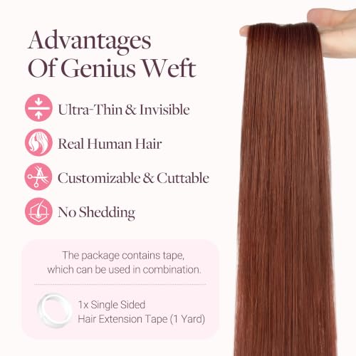 Image of GOO GOO Tape In Weft Hair Extensions, Invisible Genius Weft Home DIY
