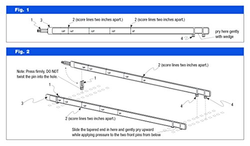 Jada Stixx Js16 Shelf Divider, 16" (Pack Of 500) #TOP2