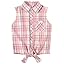 Plaid Pink White