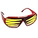 Rasslor Side Spike Red Shield Sunglases