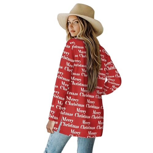 Image of Biyejit Women's Long Sleeve Open Front Cardigan Casual Loose Lightweight Cardigans with Pockets Drape Cardigan