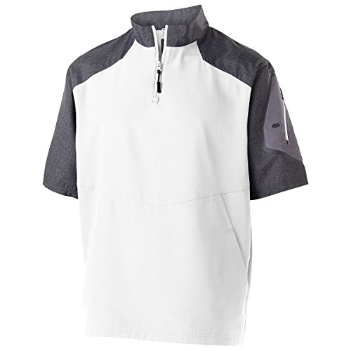 Holloway Sportswear Raider Short Sleeve Pullover Xl Carbon Print/White #TOP5