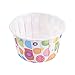 100 Stück Mini Cupcake Liner Pappbecher, Einwegverpackungen Papierkuchenbecher Badebombe Cupcake Bowl Kleiner Kuchen Do Muffin für Zuhause Hochzeit Geburtstag Urlaub Party Dekoration(Regenbogenpunkte)