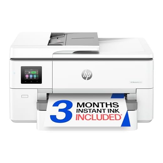 HP OfficeJet Pro 9720 Wide-Format Wireless All-in-One Color Inkjet Printer, Print, scan, Copy, fax up to 11x17, ADF, Duplex Printing Best-for-Office, 3 Month Trial of Instant Ink Included (C2XF9A)