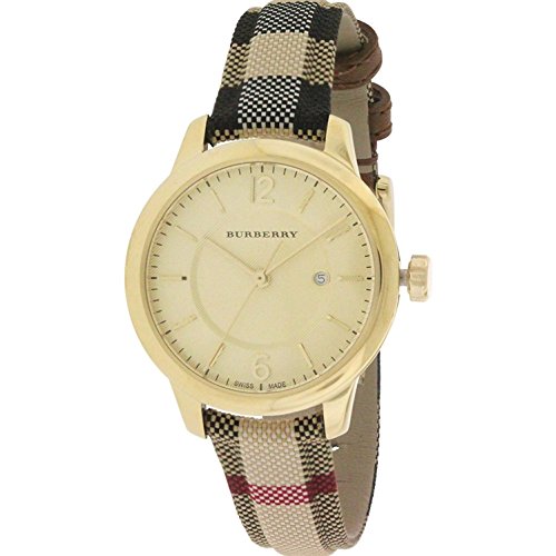 Preisvergleich Produktbild BURBERRY DAMEN-ARMBANDUHR 32MM ARMBAND EDELSTAHL BRAUN SCHWEIZER QUARZ BU10104