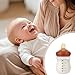 yanyoyo Sippy Spout Nipple for Wide Neck Baby Bottle, Natural Silicone Anti Colic Sippy Cup Nipples, 6 Months+, 4 Counts (Spout Nipple-Transparent)