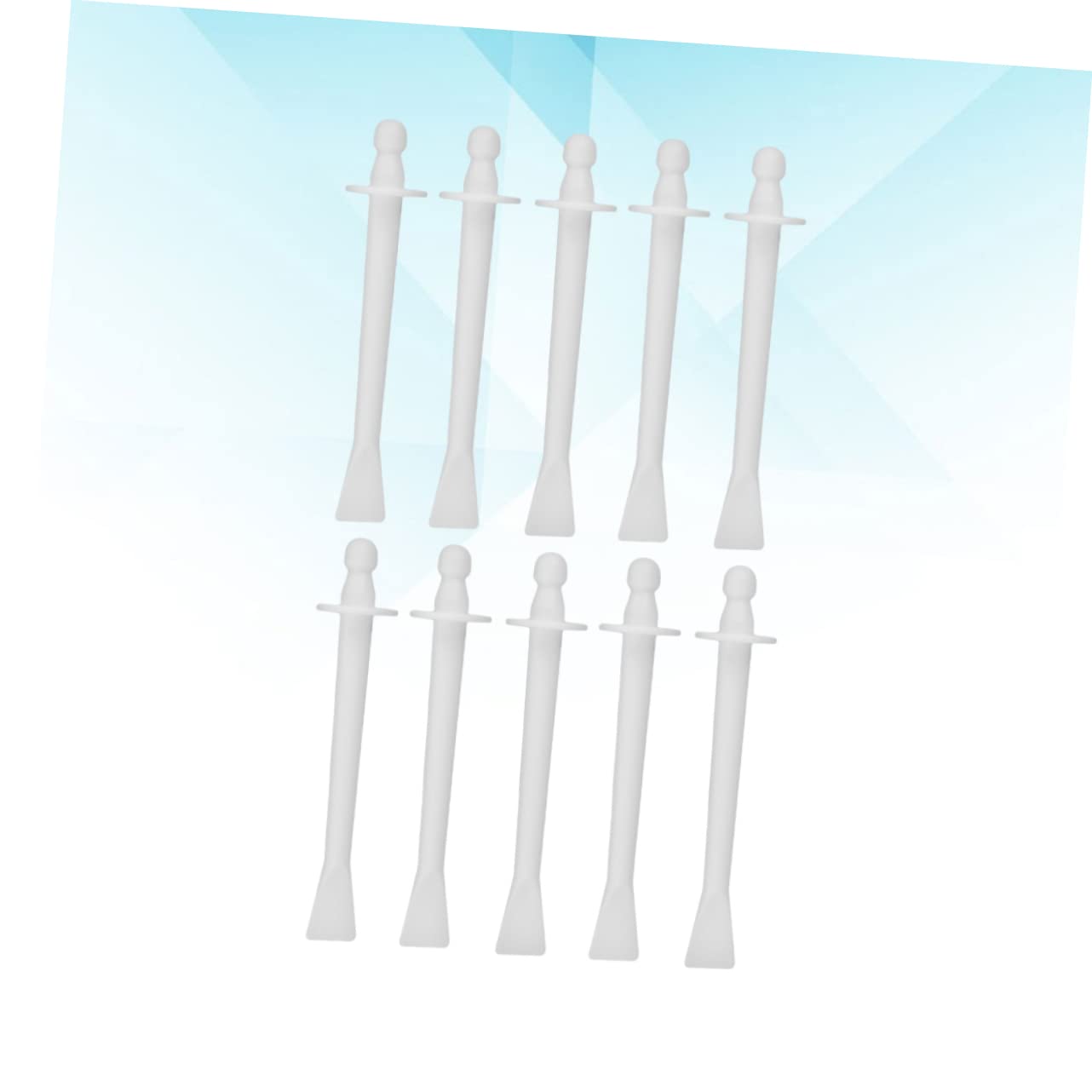 10pcs Disposable Plastic Nose Wax Sticks Hair Removal Wax Applicators for Painless Nose Hair Trimming for Personal Use and Professionals