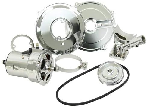 Deluxe Chrome Alternator Conversion Kit 75 Amp, for Type 1 Compatible with VW & Dune Buggy