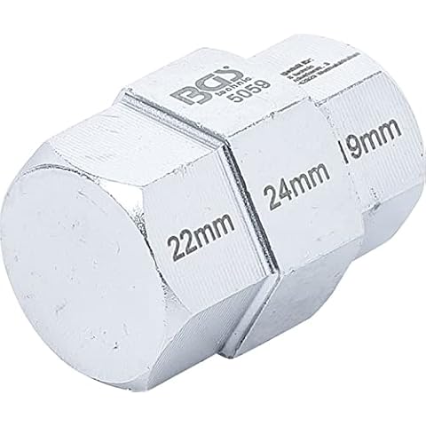 Llave de vaso especial BGS 5059 para motocicletas de 19 - 22 - 24 mm Cover