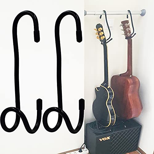 Percha portátil para guitarra y armario de guitarra, soporte para guitarra, soporte para guitarra con acolchado de goma antideslizante, para el hogar o el estudio, no requiere herramientas de
