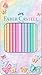 Faber-Castell Colouring Pencils Sparkle Pastel Pack of 12 Metal Case tin of 12