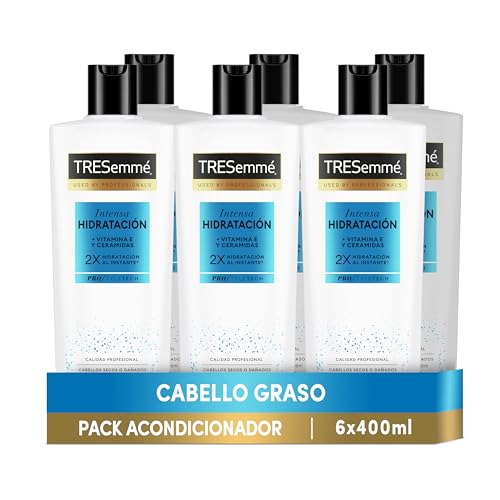Tresemmé Acondicionador Intensa Hidratación Para Cabello Seco O Dañado 400 ml x 6