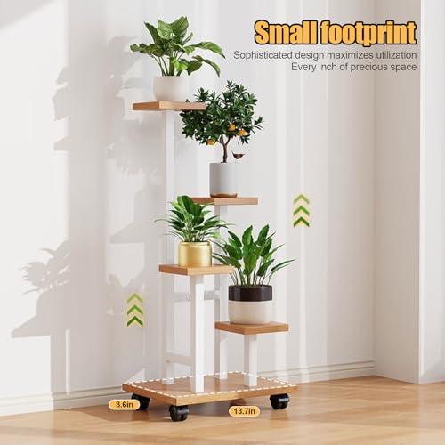 Étagère à plantes pour salon et balcon support à fleurs multi-niveaux - 4