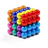♥ FANTÁSTICO ARTEFACTO: Las bolitas magnéticas son un fascinante accesorio tecnológico y un útil organizador de oficina. Las bolitas imanes y cubos magneticos son una novedad muy espectacular
