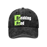 Breaking prod Funny Hat for Men Vintage Cotton Washed Baseball Caps Adjustable