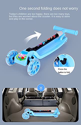 Wayxing Kick Scooter For Kids - Adjustable Height W/Extra-Wide Deck Pu Flashing Wheels Great Kids Scooter & Toddler Scooter 3-8 Years Old (Red) #TOP6