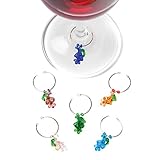 Vinifera Glass Grape Wine Charms by True