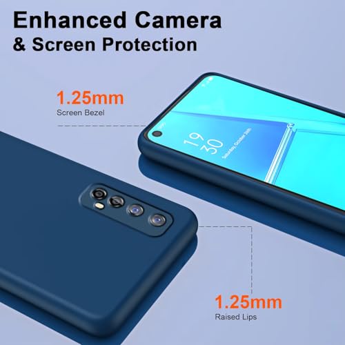 Image of JOTECH Back Case Cover for Realme 7 | Full Camera Protection | Soft TPU Flexible Shockproof Mobile Back Cover -Blue
