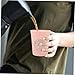 NUOBESTY 6pcs Reusable Cups Party Water Cups Decorative Juice Drinking for Wedding Unbreakable Plastic