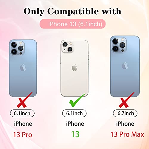 Oqplog For Iphone 13 6.1” Heavy Duty Phone Case For Girls Kids Women Boys Cute Skull Skeleton Fun Funny Ghost Hard Triple Layers Cover Full Body Rugged Military Grade Drop Cases For Apple 13 #TOP1