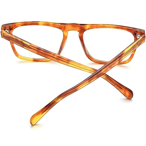 Image of HEPIDEM Acetate Optical Glasses Frame Square Magnet Clip Eyeglasses with Polarized & Night Vision & 3D Lens
