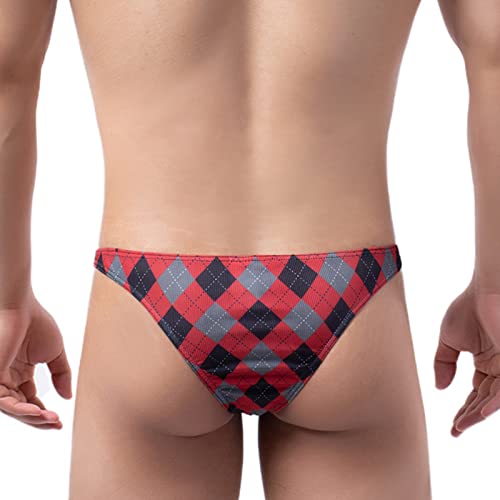Various Styles of Men's Sexy Checked Underwear (5 Packs)3