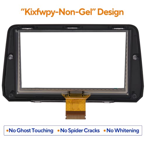 Image of 7 inch Touch Screen Digitizer Replacement for 2017 2018 Mazda 3 | Heat-Resistant Screen Replacement for Mazda 3 2017 2018, Clear & Non-Whitening, Replace #B61A611J0 BJS7669C0E BJS7669C0L