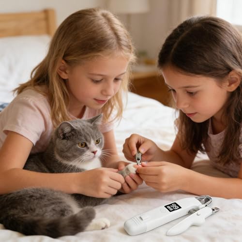 Cortadora de uñas para perros eléctrica y recargable para mascotas 4