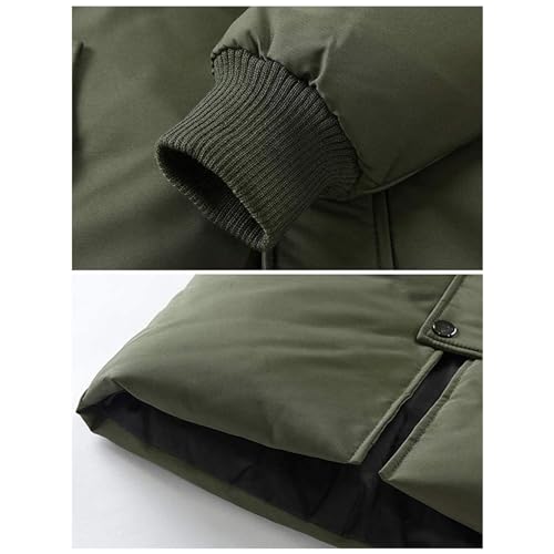 Unisex Long Parka Winter Coat Kids Boys Girls Hooded Down Jacket Warm Puffer Coat Windproof Padded Jacket Outerwear4