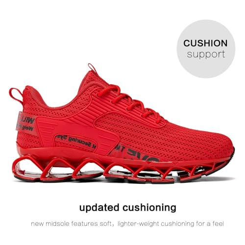 Image of Vooncosir Mens Running Shoes Breathable Walking Blade Non Slip Athletic Tennis Shoes Lightweight Fashion Sneakers