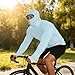 Men's UPF 50+ Sun Protection Hooded Shirt with Face Cover Summer Long Sleeve Lightweight Rash Guard Shirts Tops