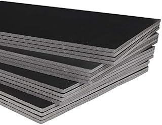 16 Pack A3 Foam Boards AHUNTTER Black 5mm Polystyrene Foam Core Sheets Large Styrofoam Board for Crafts (297 x 420mm)