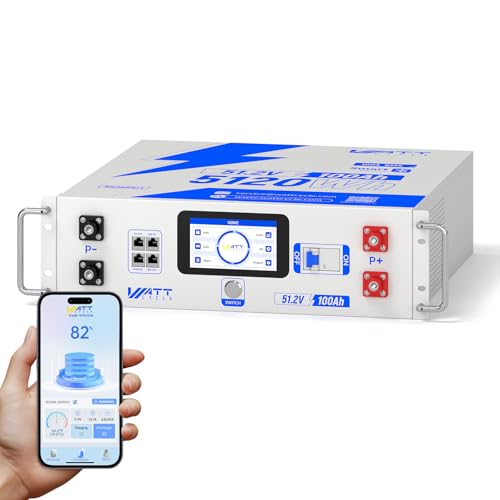 Wattcycle 48V 100Ah 48V 100Ah Server Rack Battery