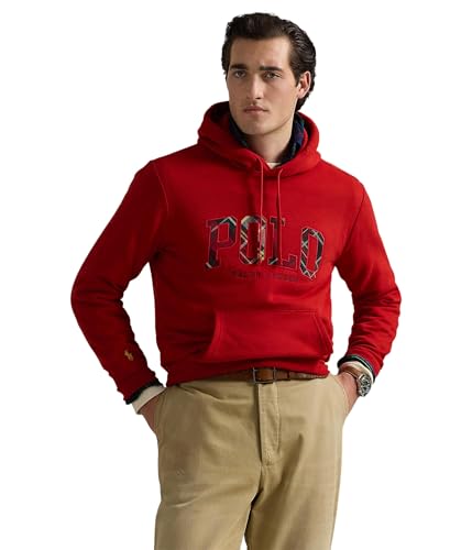 Amazon.com: POLO RALPH LAUREN Mens The RL Fleece Plaid-Logo Hoodie