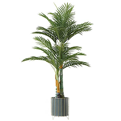 yunyun 1.3m Palme Künstlich,Indoor-Topfpflanzen,Realistische Künstliche...