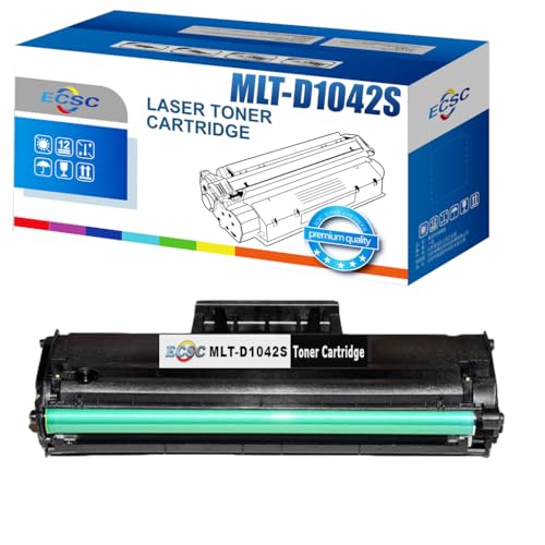 ECSC Compatible Toner Cartucho Reemplazo por Samsung ML 1660 ML 1665 ML 1670 ML 1675 ML 1860 ML 1865 ML 1865W SCX 3200 SCX 3205 SCX 3205W MLT D1042S (Negro)