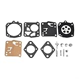 Springwillfly Kit d'entretien de carburateur pour tronçonneuse Homelite XL 12 avec pour Tillotson 179B pour carburateur remplace Rk23 Compatible avec UT 10489 UT 10491 UT 10499