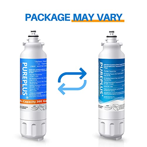 Pureplus Lt800P Replacement For Kenmore Elite 9490, Lg Adq73613401, Adq73613402, Adq736134 469490 Lsxs26326S Lmxc23746S Lmxc23746D Fl-Rf20, Rwf3500A Ws620A Lmxs30776D Refrigerator Water Filter, 4Pack #TOP1